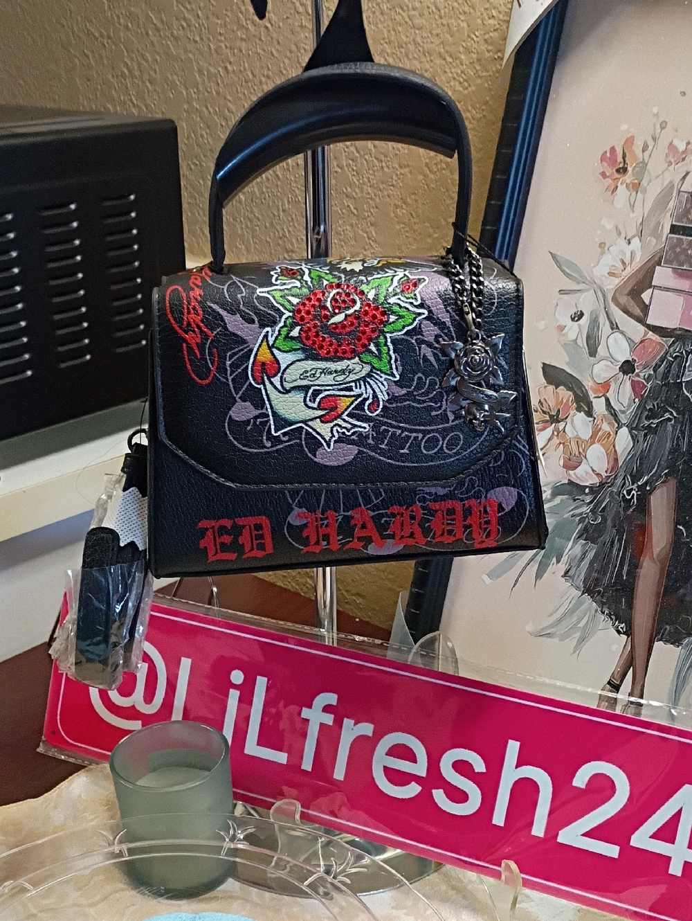 NWT Ed Hardy Mini Satchel